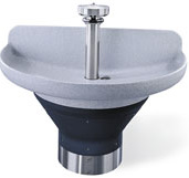 Terreon®  8 1/2"D Bowl 54" Semi-Circular Wash Fountains