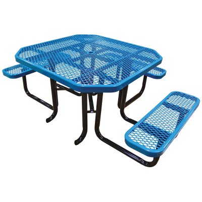 Patio Tables Metal on Outdoor Commercial Metal Courtyard Patio Furniture