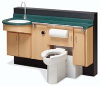 Patient Care Lavatory Water Closet Unit