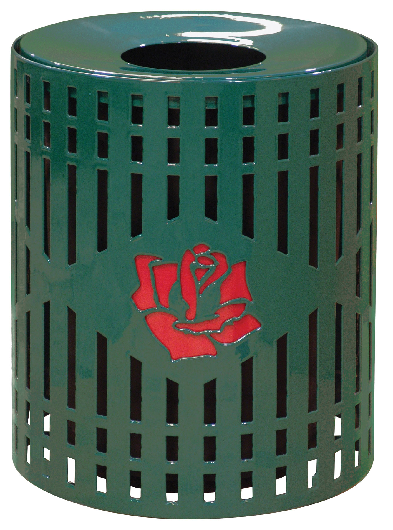 32 Gallon Personalized Multicolor Diamond Receptacle