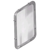 Stainless Steel Framed Mirror