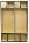 Open Access Wood Athletic Lockers