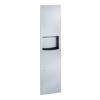 Stainless Steel Paper Towel Dispenser and Waste Receptacle Combo