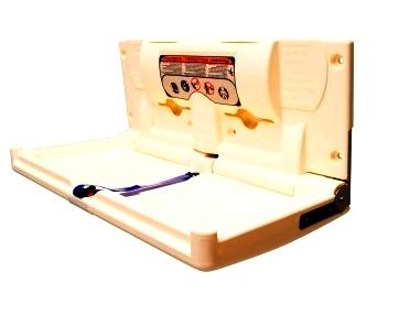 Horizontal Solid Plastic Baby Changing Station