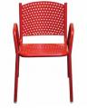Stackable Perforated Metal Chairs