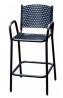 Tall Perforated Metal Chair