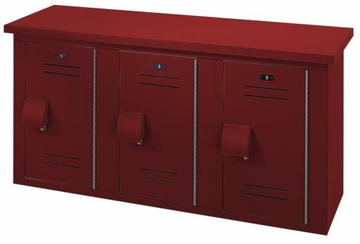 Solid Plastic Bench Locker