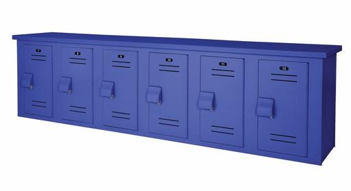 Solid Plastic Bench Locker