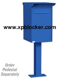 Pedestal-Drop-Box-Blue