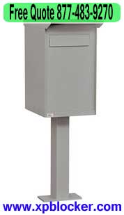 Pedestal-Drop-Box-Gray