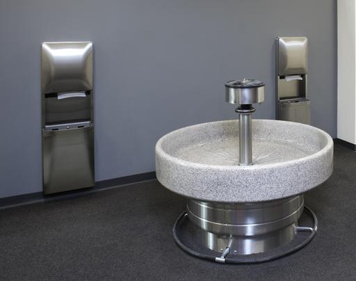 Terrazzo-Handwash-Fountain-Foot-Control