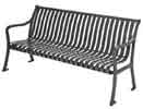 Metal Outdoor Benches, Park Benches, Backless Metal Outdoor Benches Factory Direct