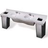 OmniDeck Two Station Lavatory with Integral Bowls
