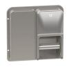 Partition Mounted Toilet Paper Holder