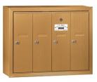 Vertical 4 Door Front Loading Mailboxes
