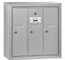 Vertical 3 Door Front Loading Mailboxes