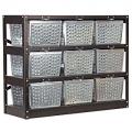 Basket Lockers with Rack