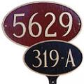 Oval Aluminum Plaques