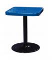 24" Square Expanded Pedestal Mount Picnic Table