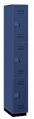 Solid Plastic Lockers - Triple Tier - Heavy Duty - Quick Ship