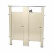 A Quick Ship Restroom Partitions - Baked Enamel - Between Wall