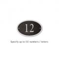 Aluminum Oval Petite Plaques