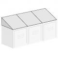 Sloping Hoods for Metal Lockers