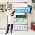 Stainless Steel Stationary Wire Shelving