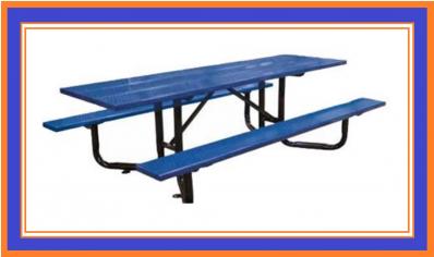 ADA Picnic Tables -Y- Base - Perforated Metal