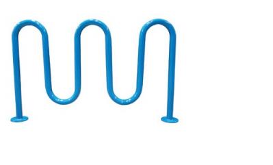 Wave Thermoplastic Bike Racks-2-3/8"
