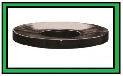 Spun Metal Receptacle Lid