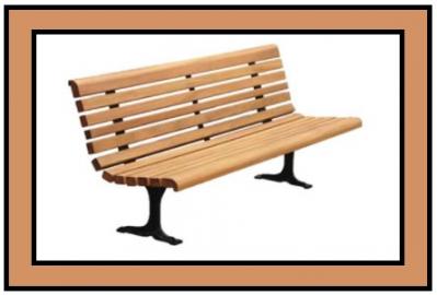 Mahogany Deluxe Bench