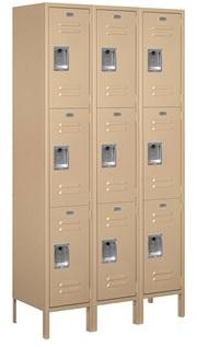 Metal Lockers-Extra Wide-3 Tier