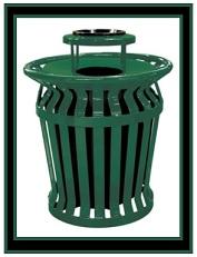 32 Gallon Ring Banded Receptacle