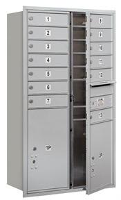 Horizontal Wall Mount Mailboxes