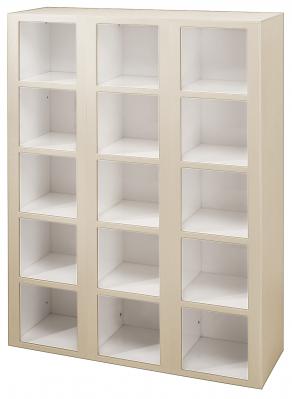 Solid Plastic Cubby Organizer Storage Systems