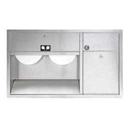 Jumbo Dual Roll Toilet Tissue Dispenser and Waste Receptacle - 5