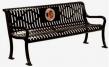 Personalized Sublimated Diamond Pattern Metal Bench