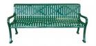 Diamond Metal Roll Form Bench with Arms
