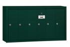 Vertical 6 Door Front Loading Mailboxes