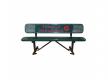 Multicolor Personalized Perforated Standard Bench