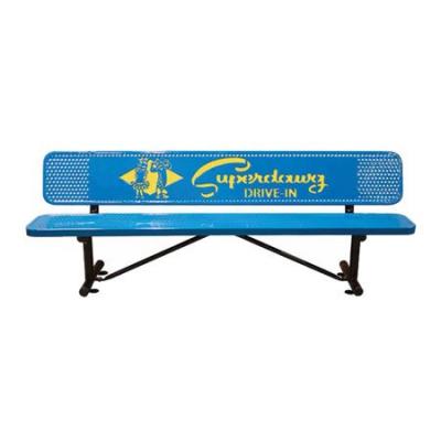 Multicolor Personalized Perforated Players Bench