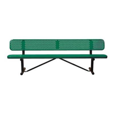 Standard Perforated Player's Bench with Back