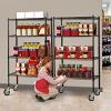 Stainless Steel Mobile Wire Shelving