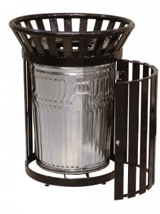 Commercial Outdoor 32 Gallon Side Door Park Trash Cans For Sale Direct Form The Factory Guarantees Lowest Price