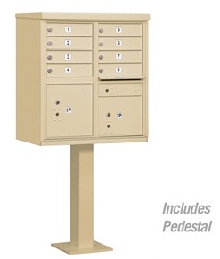 Discount 8 Door Locking Cluster Mailbox For Sale Manufacturer Direct Means Lowest Price