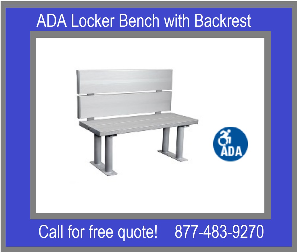 XPB Lockers offers a widest variety of ADA locker bench designs.
