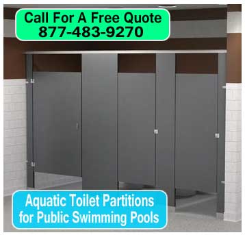 Commercial Aquatic Commercial Restroom Partitions For Public Swimming Pools For Sale Factory Direct Lowest Prices