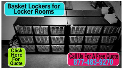Commercial Basket Lockers For Locker Rooms For Sale Direct From The Factory Saves You Time & Money