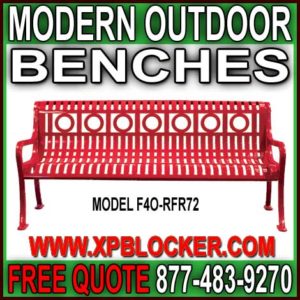 Modern Outdoor Park Benches For Sale Direct From The Manufacturer Will Save You Time & Money!